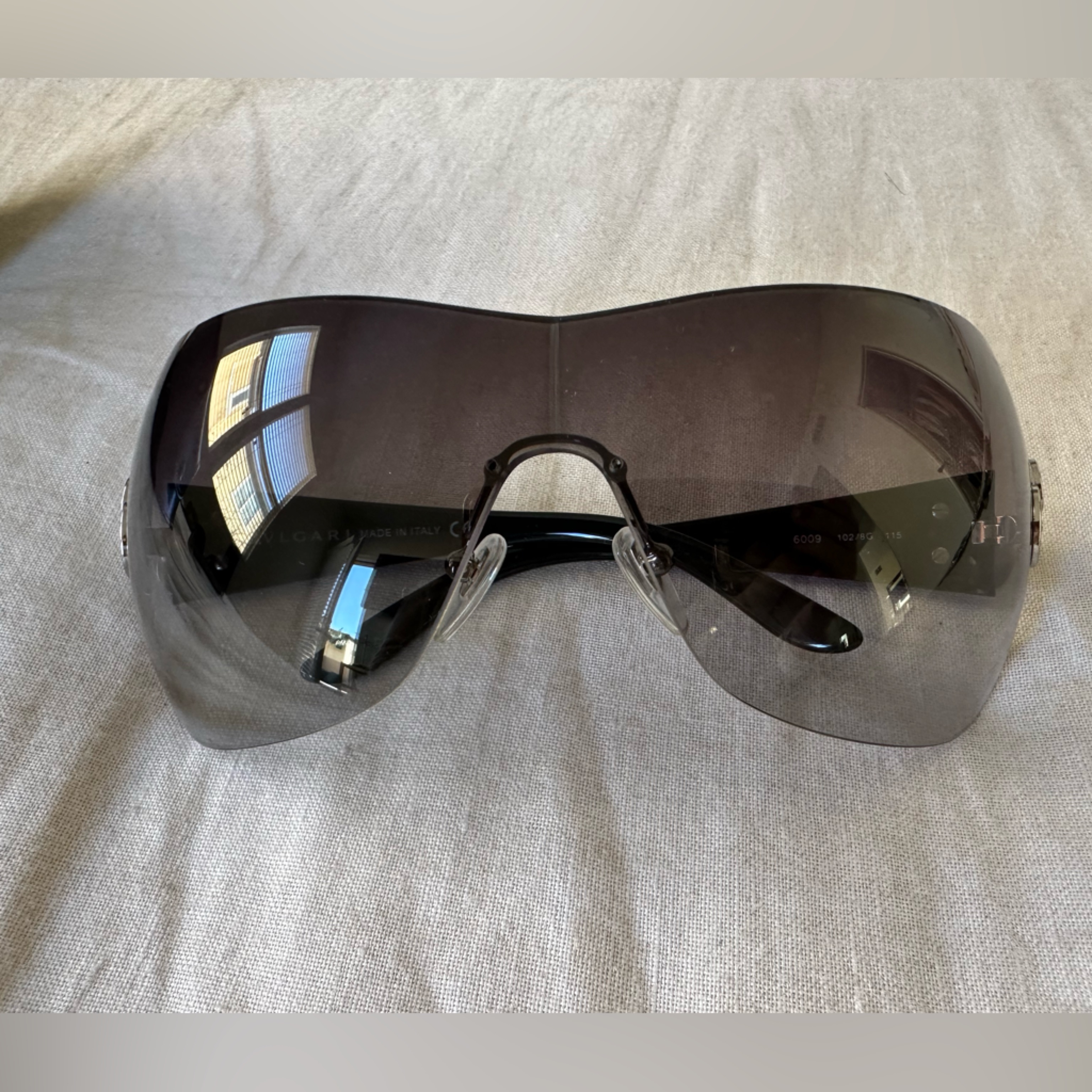 Bvlgari Women’s Gradient Black Shield Sunglasses